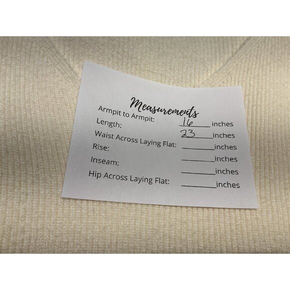 Soft Surroundings Sweater Medium Winter White Long Sleeve VNeck - Picture 7 of 7